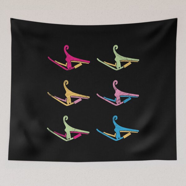 Item preview, Guitar Capo Pop Colors Theme designed and sold by nightsworthy.
