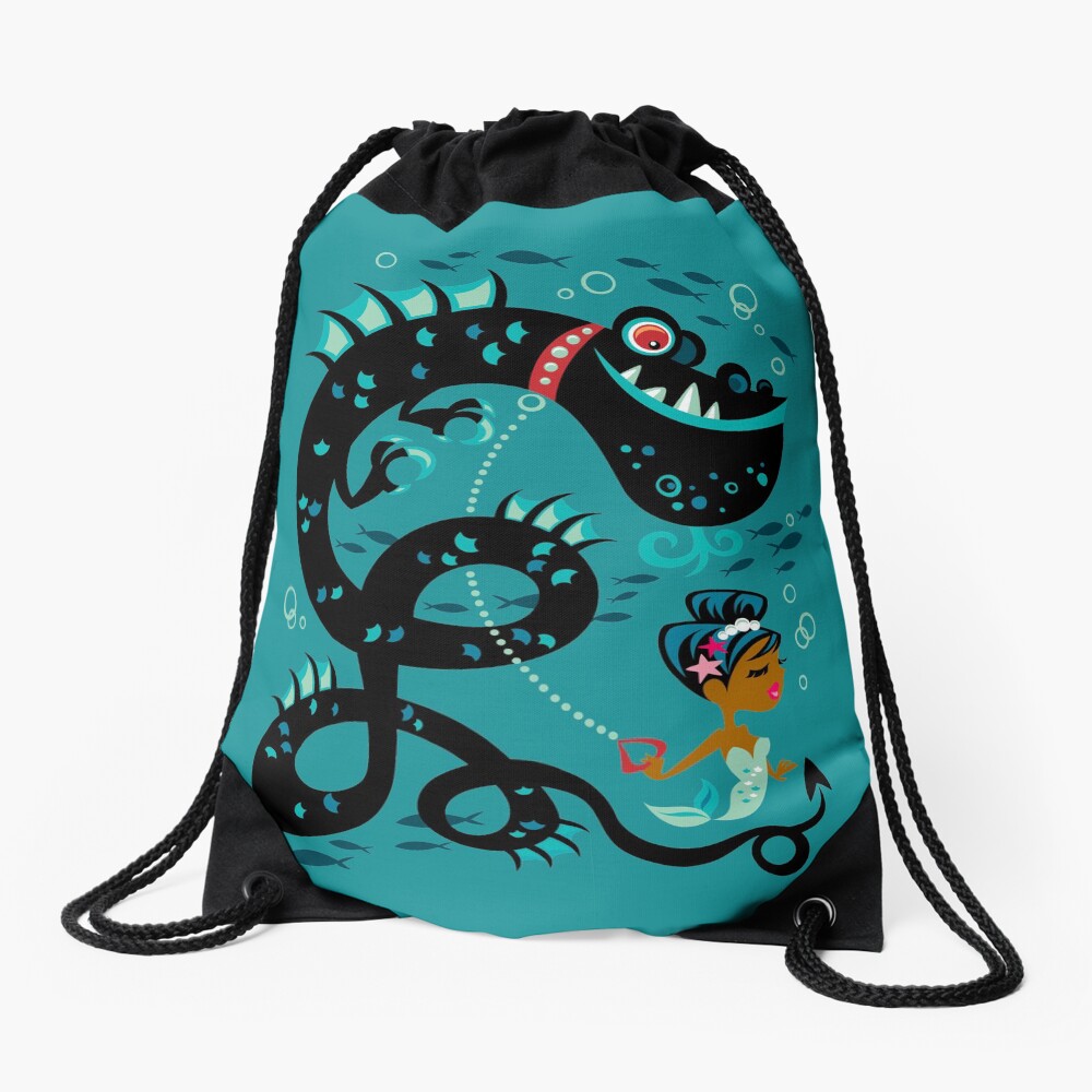 Item preview, Drawstring Bag designed and sold by SquidsNthings.