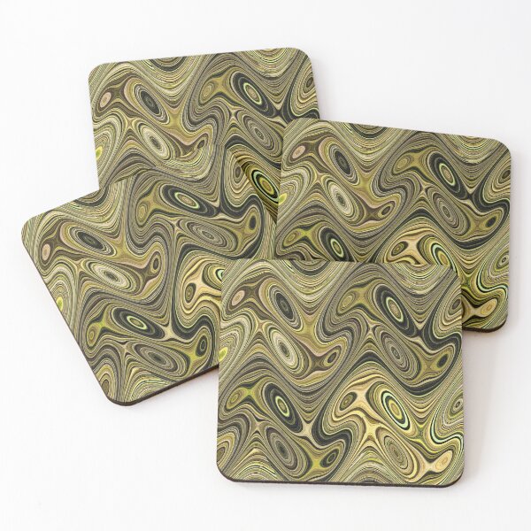 Item preview, Tom Stanley Janca Yellow and Brown Abstract #4273p3pet designed and sold by Tom Janca.