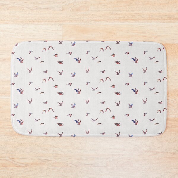 Item preview, Patterned birds flying free designed and sold by leadwithart.