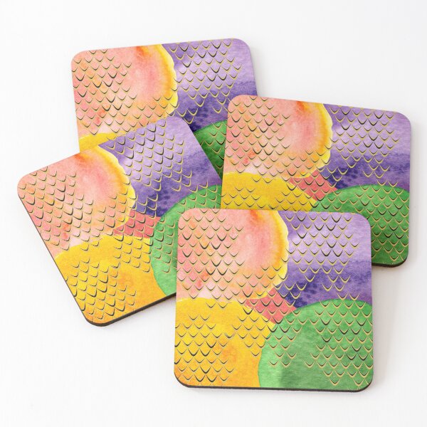 Item preview, Snake scale colorful design designed and sold by Dream Bloom Gallery.