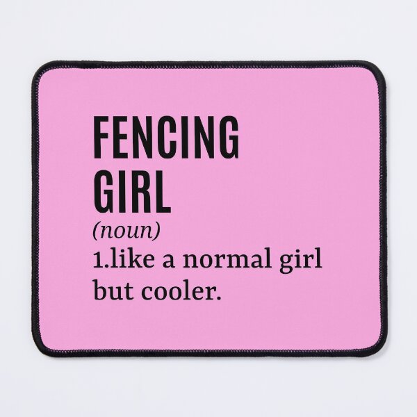 Item preview, Fencing Girl - Fencer Funny Quote designed and sold by MountainD.