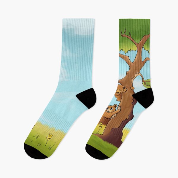 Item preview, Bear cubs trying to get honey designed and sold by Lobobird.
