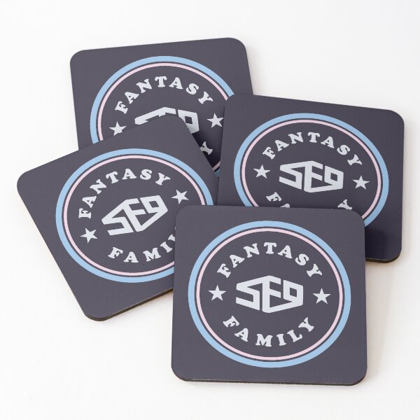 Item preview, SF9 fantasy family logo typography dark designed and sold by Morcawork.