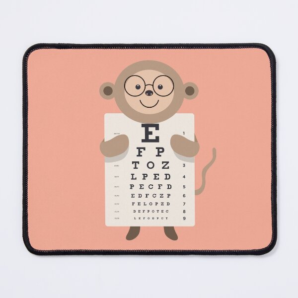 Item preview, Eye Doctor Optician Monkey designed and sold by Cute and Funny Animal Art Designs.