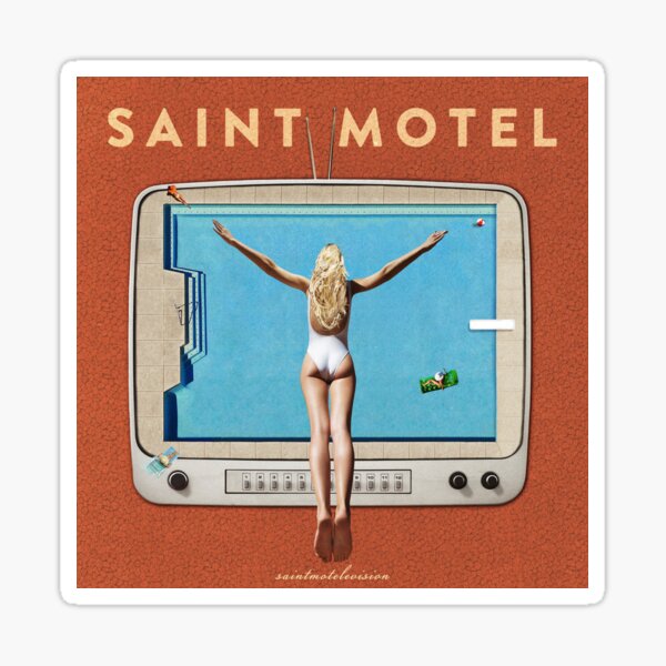saintmotelevision Sticker