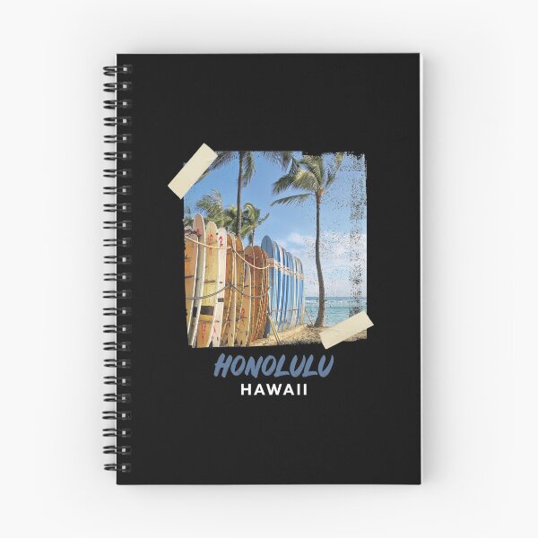 Item preview, Retro Vintage Honolulu Hawaii on the Beach Image Art Souvenir. designed and sold by epicmarketing.