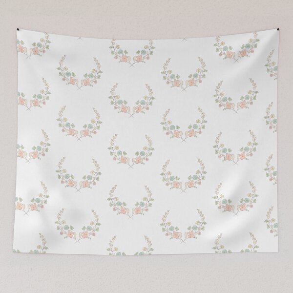 Item preview, Spring flower laurel branches. Hand drawn design elements. designed and sold by AnaMOMarques.