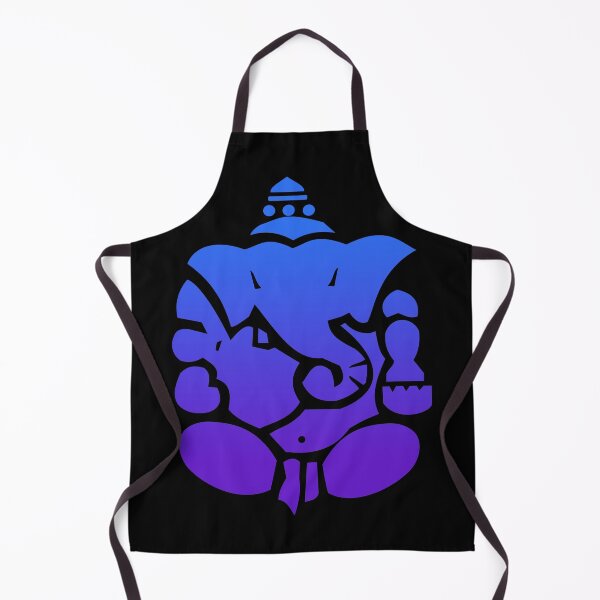 Item preview, Blue Abstract Lord Ganesha Meditating designed and sold by MOP-tees.