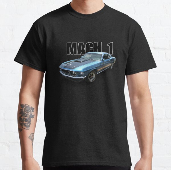 1969 Ford Mustang Mach 1 gorgeous blue Classic T-Shirt