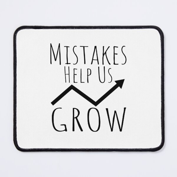 Item preview, mistakes help us grow designed and sold by Bwittaya.