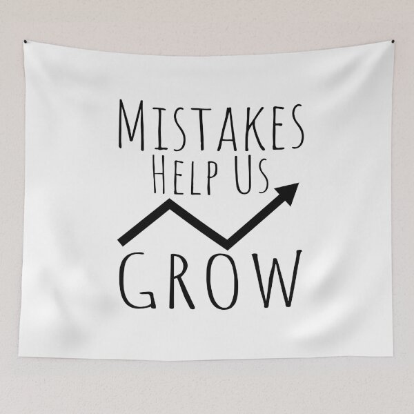 Item preview, mistakes help us grow designed and sold by Bwittaya.