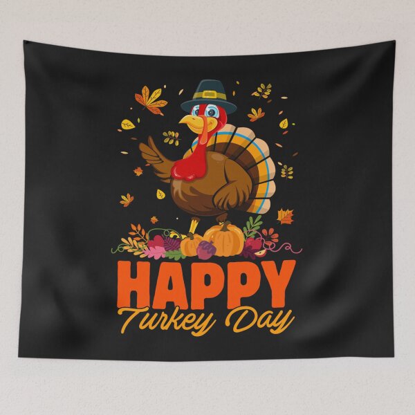 Item preview, Happy Turkey Day Funny Thanksgiving designed and sold by RoryIves.