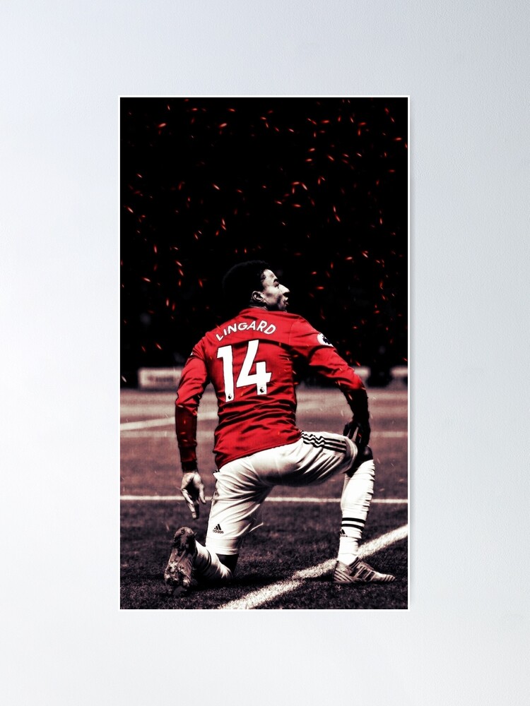 Jesse Lingard Pink Jersey Sticker Poster for Sale by Hevding