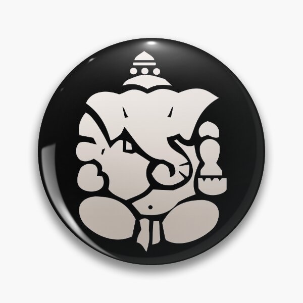 Item preview, White Abstract Lord Ganesha Ganapati Who Releases from Bondage designed and sold by MOP-tees.