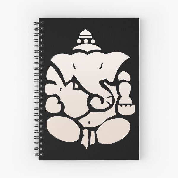 Item preview, White Abstract Lord Ganesha Ganapati Who Releases from Bondage designed and sold by MOP-tees.