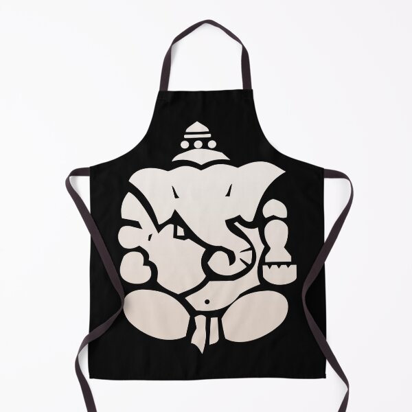 Item preview, White Abstract Lord Ganesha Ganapati Who Releases from Bondage designed and sold by MOP-tees.