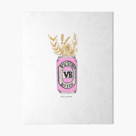 Victoria Bitter Art Board Print