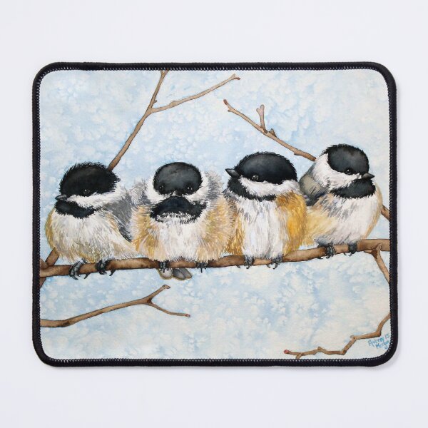 Item preview, Group of Black Capped Chickadees designed and sold by AlaskaArtist.