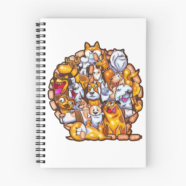 Item preview, Dogs doodles art illustration designed and sold by Dews-Store.