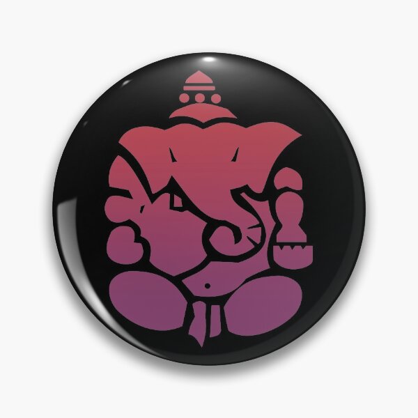 Item preview, Red Abstract Lord Ganesha Destroyer of Obstacles designed and sold by MOP-tees.