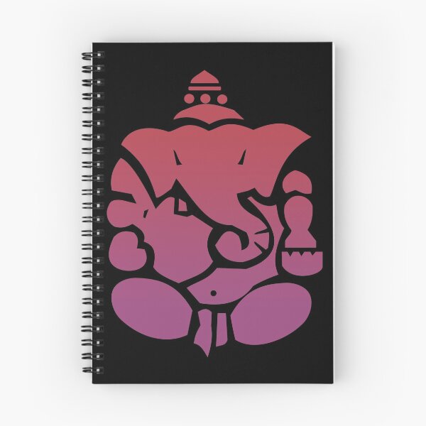 Item preview, Red Abstract Lord Ganesha Destroyer of Obstacles designed and sold by MOP-tees.