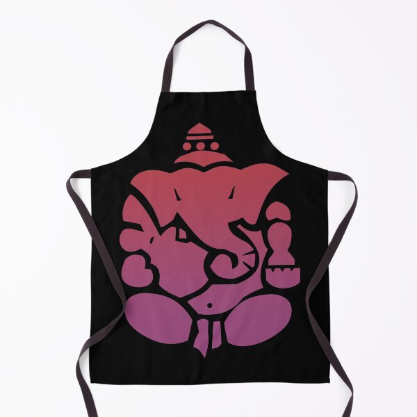 Item preview, Red Abstract Lord Ganesha Destroyer of Obstacles designed and sold by MOP-tees.