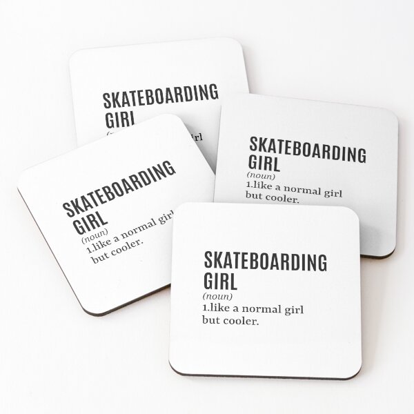 Item preview, Skateboarding Girl - Skateboarder Funny Quote designed and sold by MountainD.