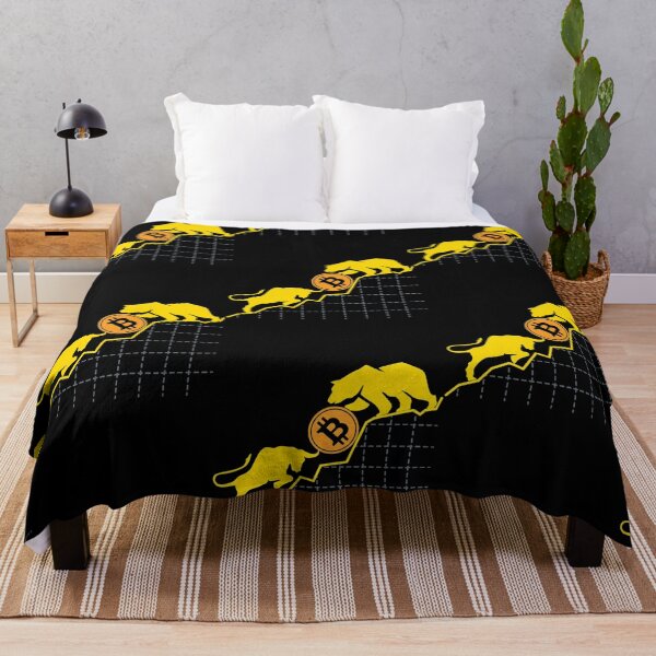 Item preview, Bitcoin Trader Crypto Asset Trader Bull Vs. Bear Art designed and sold by SkylaTurner.