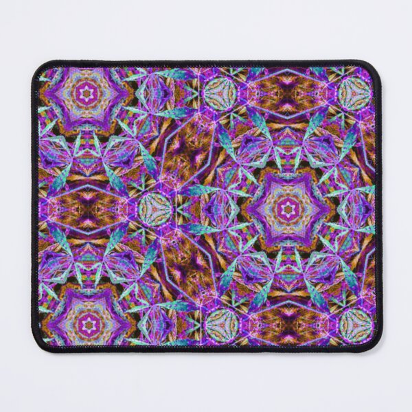 Item preview, Mandala Kaleidoscope Geometric Pattern in Purple, Turquoise, Brown, Bronze designed and sold by wild.geranium.design.