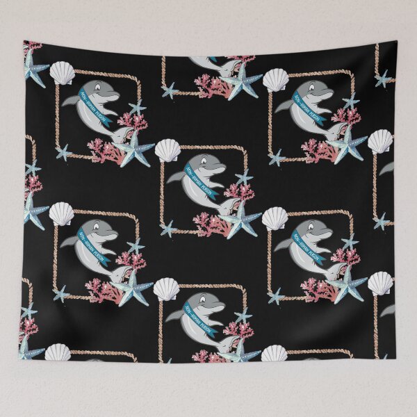Item preview, Dolphin Non Human Person, ocean background designed and sold by SkylaTurner.