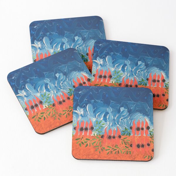 Item preview, Desert Flame Flowers designed and sold by Elizabeth Sheppard.
