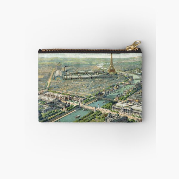 Item preview, Vintage Pictorial Map of Paris (1900) designed and sold by BravuraMedia.