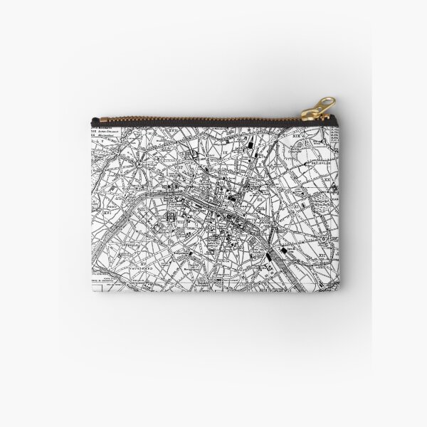 Item preview, Vintage Map of Paris (1911) designed and sold by BravuraMedia.