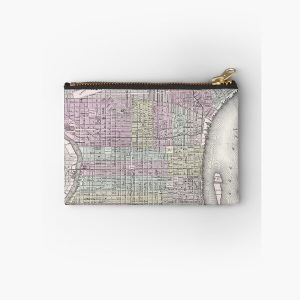 Item preview, Vintage Map of Philadelphia (1855) designed and sold by BravuraMedia.