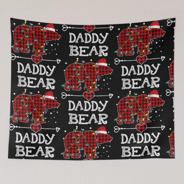 Item preview, Daddy Bear Red Buffalo Plaid Daddy Bear Pajama designed and sold by dokieuphuong.