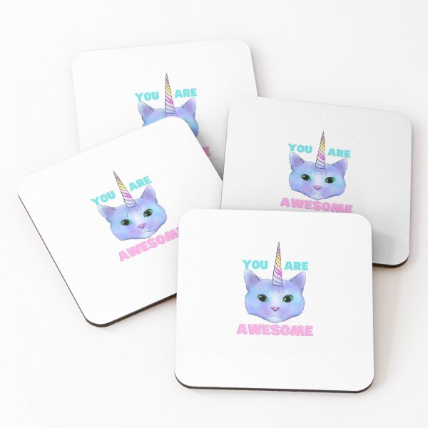 Item preview, You Are Awesome Unicat Sleeveless Top designed and sold by KristalRose.
