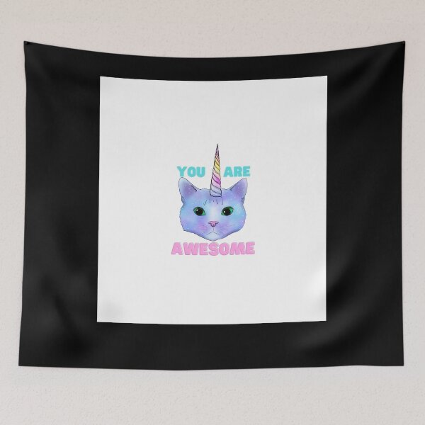 Item preview, You Are Awesome Unicat Sleeveless Top designed and sold by KristalRose.
