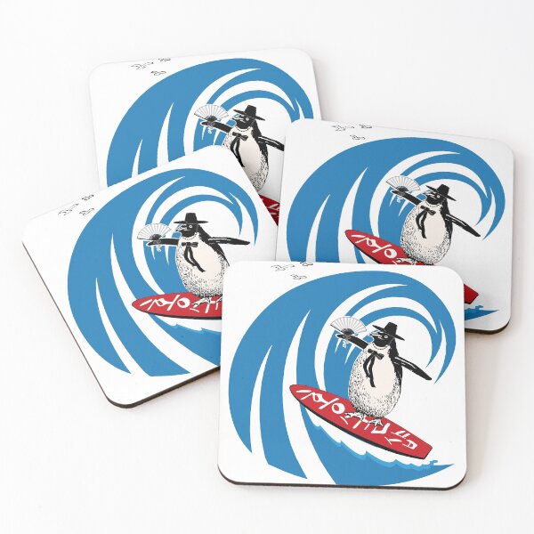 Item preview, Sunbi Penguin #3 Surfing designed and sold by HONGSOOLSHOP.
