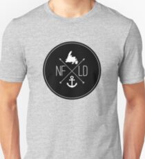 NFLD X Logo Black Unisex T-Shirt