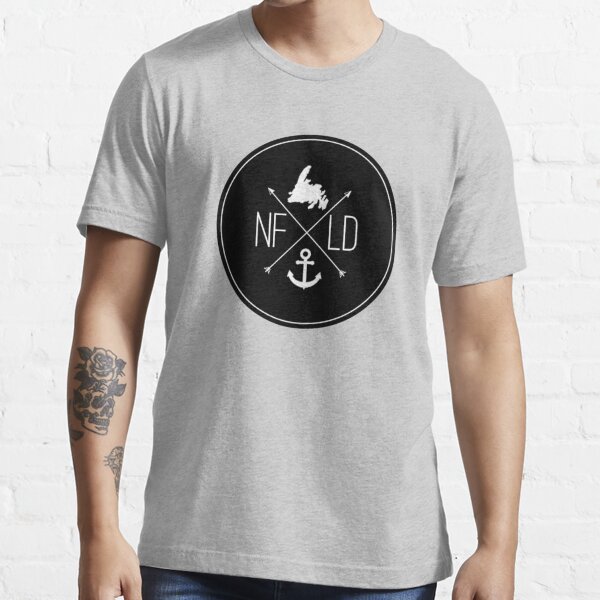 NFLD X Logo Black Essential T-Shirt
