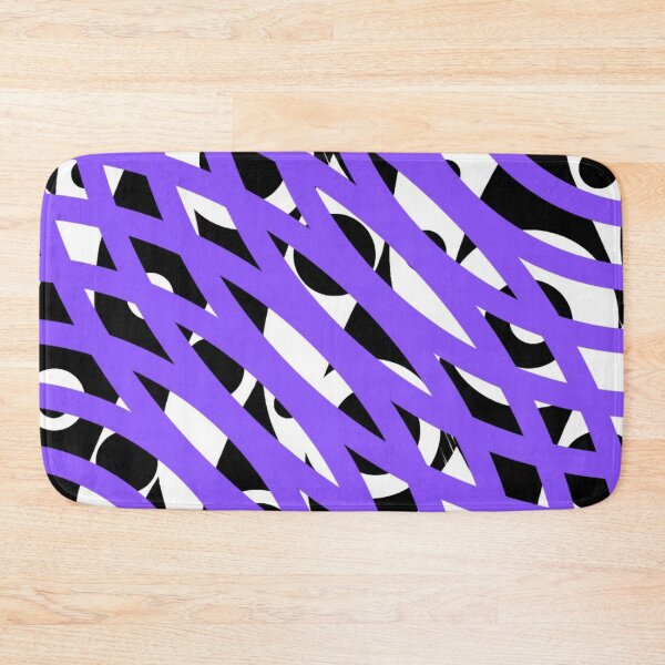 Item preview, PERIWINKLE, BLACK AND WHITE RETRO ABSTRACT  designed and sold by EllieMonroe.