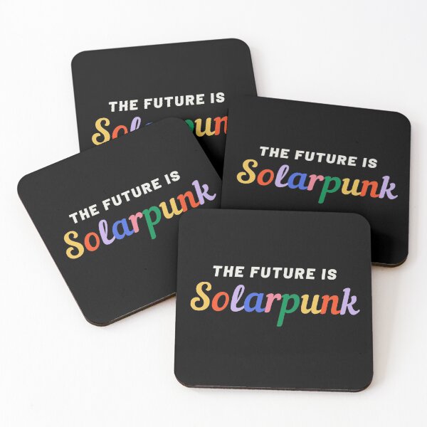 Item preview, The Future is Solarpunk designed and sold by fairynerdclub.