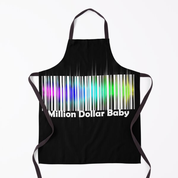 Item preview, sticker with the barcode is multicolored, with the inscription million dollar baby designed and sold by vilma3000.