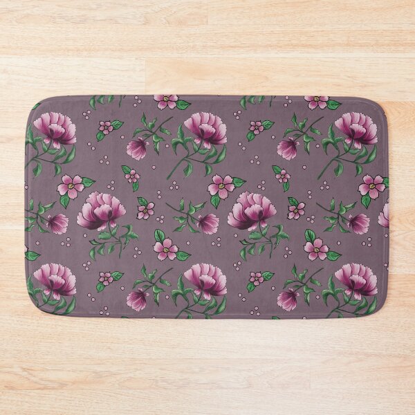 Item preview, Pink Peonies on a Dusky Pink Background designed and sold by SandieBurchell.