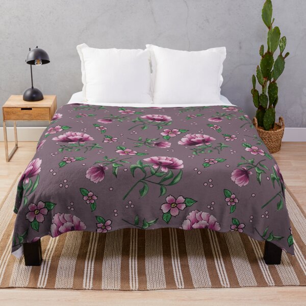 Item preview, Pink Peonies on a Dusky Pink Background designed and sold by SandieBurchell.