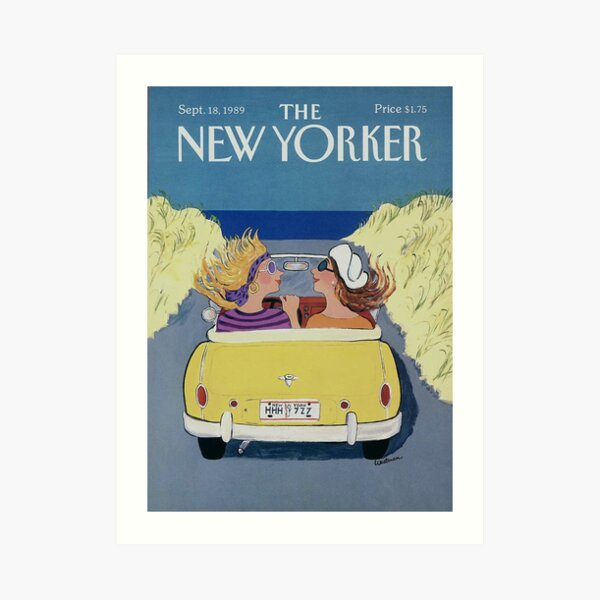 THE NEW YORKER COVER - SEPTEMBER 18TH, 1989 Art Print