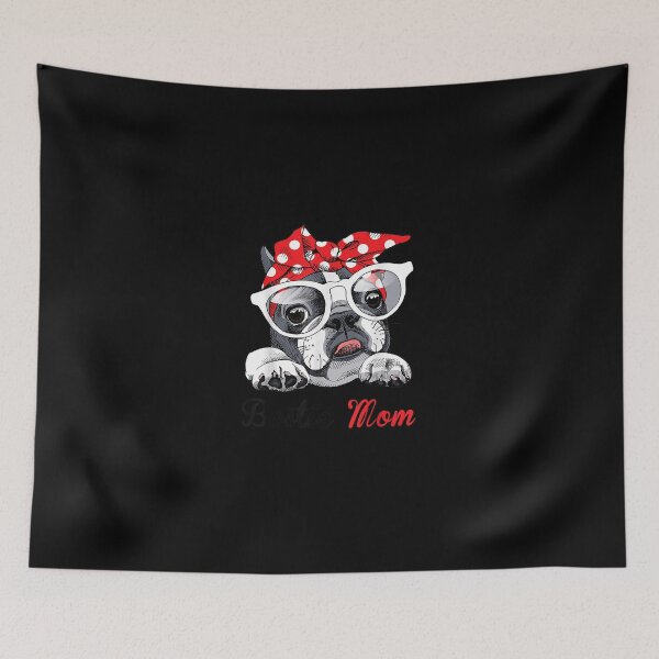 Item preview, Funny Bostie mom for Boston Terrier Dogs Lovers designed and sold by SemajshiMaah.