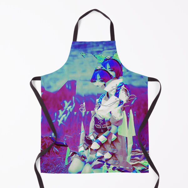 Item preview, Anime Cosplay Girl Kitsune Fox Glitch Art designed and sold by glitchhub.