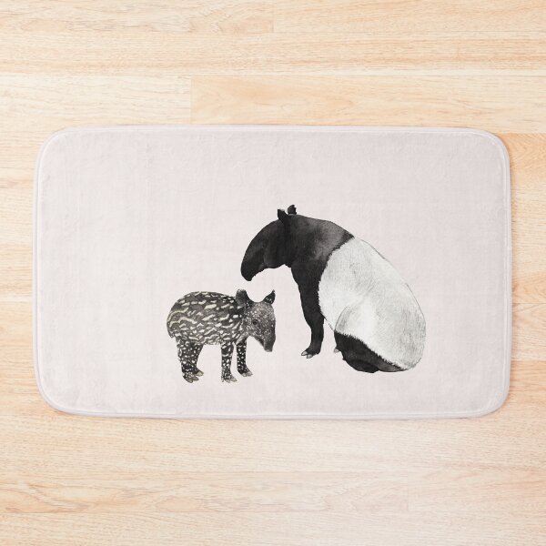 Item preview, Malayan Tapir with baby designed and sold by mooonhannah.